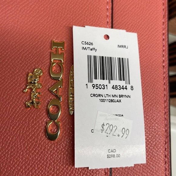 Coach Mini Brynn Crossbody Gold / Taffy - Picture 12 of 16